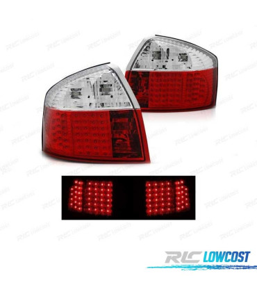 FEUX ARRIÈRE LED AUDI A4 B6 00-04 ROUGE BLANC
