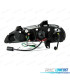 PHARES POUR OPEL TIGRA 95-03 DAYLIGHT LED FOND NOIR