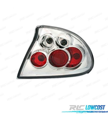 FEUX ARRIÈRE POUR OPEL TIGRA 94-00 ROUGE CHROMÉ