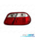 FEUX ARRIÈRE MERCEDES CLK W208 97-02 ROUGE CHROMÉ