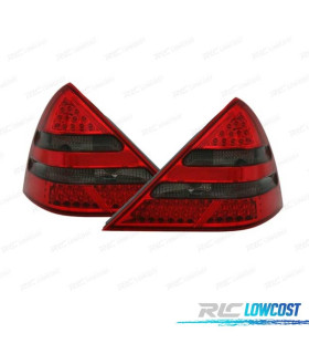 FEUX ARRIÈRE POUR MERCEDES SLK R170 96-04 LED ROUGE FUMÉ