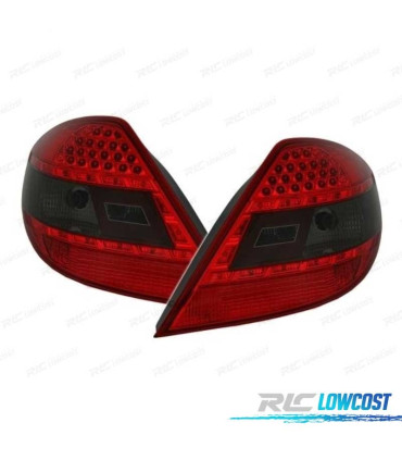 FEUX ARRIÈRE POUR MERCEDES SLK R171 LED ROUGE FUMÉ