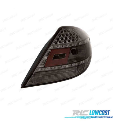 FEUX ARRIÈRE POUR MERCEDES SLK R171 LED FOND CHROMÉ FUMÉ