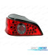 FEUX ARRIÈRE PEUGEOT 106 96-04 LED FOND ROUGE