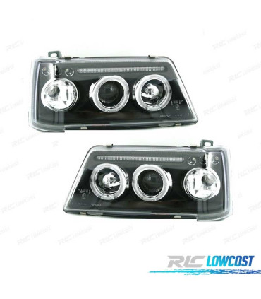 PHARES PEUGEOT 205 90-96 ANGEL EYES FOND NOIR
