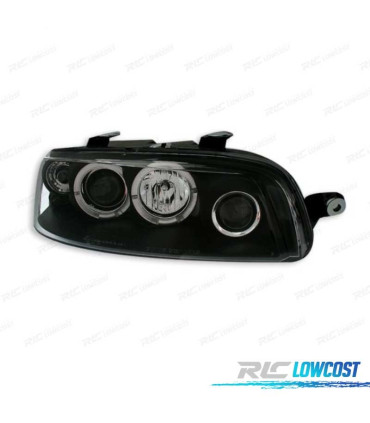 PHARES POUR FIAT PUNTO 99-03 ANGEL EYES FOND NOIR