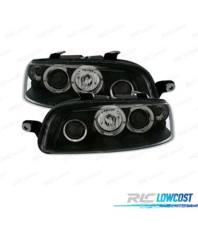 PHARES POUR FIAT PUNTO 99-03 ANGEL EYES FOND NOIR