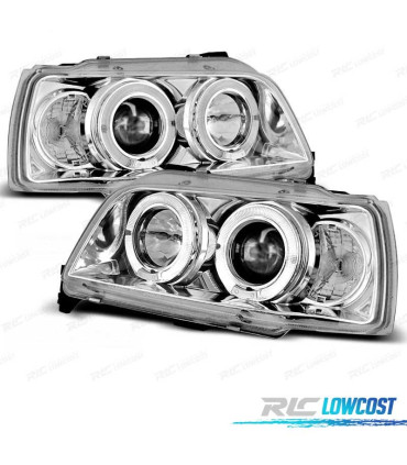 PHARES RENAULT CLIO 90-95 ANGEL EYES FOND CHROMÉ
