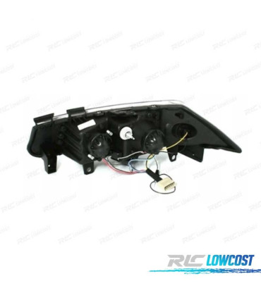 PHARES RENAULT MEGANE 02-05 DAYLIGHT LED FOND NOIR