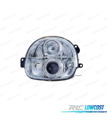 PHARES RENAULT TWINGO I 93-97 ANGEL EYES FOND CHROMÉ