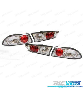 FEUX ARRIÈRE ALFA ROMEO 156 97-07 FOND CHROMÉ