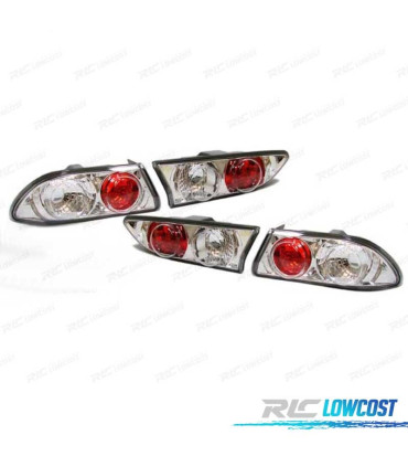 FEUX ARRIÈRE ALFA ROMEO 156 97-07 FOND CHROMÉ