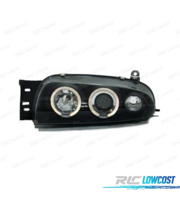PHARES FORD FIESTA 95-99 ANGEL EYES FOND NOIR