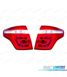 FEUX ARRIÈRE CITROEN C4 PICASSO 06-11 ROUGE CHROMÉ