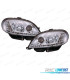 PHARES CITROEN SAXO 99-04 DAYLIGHT LED FOND CHROMÉ