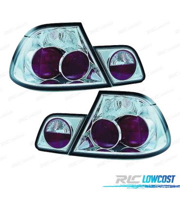 FEUX ARRIÈRE BMW E46 99-03 LOOK LEXUS CHROMÉ