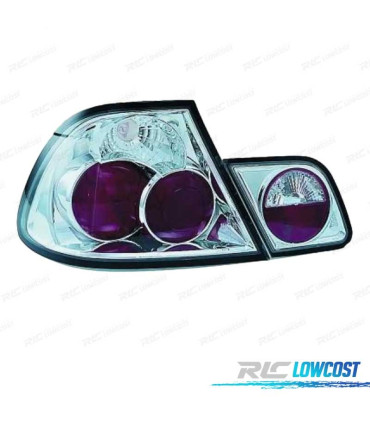 FEUX ARRIÈRE BMW E46 99-03 LOOK LEXUS CHROMÉ