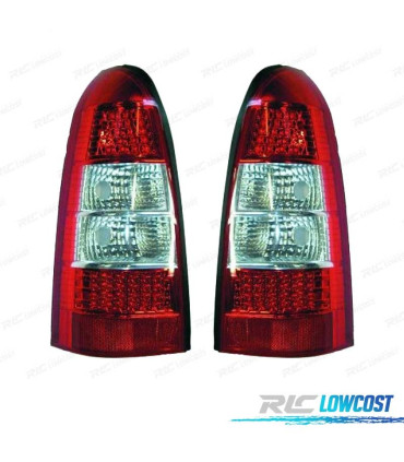 FEUX ARRIÈRE LED OPEL ASTRA G CARAVAN 97-04 ROUGE BLANC