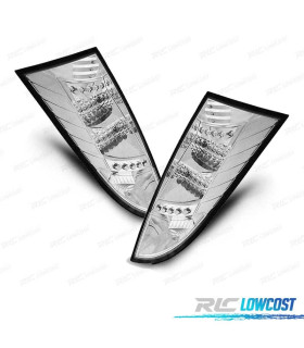 FEUX ARRIÈRE FORD FOCUS MK1 98-04 LED FOND CHROMÉ