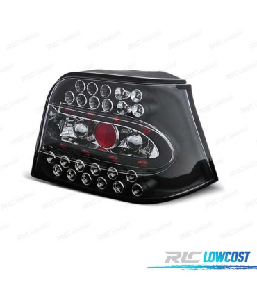 FEUX ARRIÈRE VOLKSWAGEN VW GOLF 4 97-03 LED NOIR