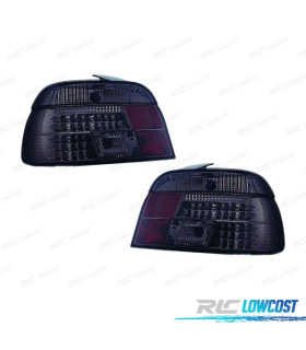 FEUX ARRIÈRE BMW SÉRIE 5 E39 95-00 LED FOND CHROMÉ FUMÉ