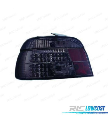 FEUX ARRIÈRE BMW SÉRIE 5 E39 95-00 LED FOND CHROMÉ FUMÉ