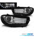 PHARES POUR VOLKSWAGEN VW SCIROCCO 08-14 DAYLIGHT CHROME / NOIR