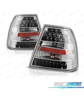 FEUX ARRIÈRE VOLKSWAGEN VW BORA 98-05 LED FOND CHROMÉ