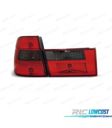 FEUX ARRIÈRE BMW E34 TOURING 88-95 ROUGE FUMÉ