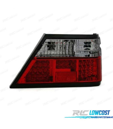 FEUX ARRIÈRE MERCEDES CLASSE E W124 85-95 LED ROUGE FUMÉ