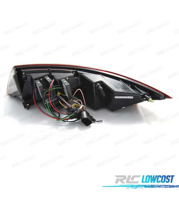 FEUX ARRIÈRE AUDI TT 06-14 FULL LED LIGHT BAR DYNAMIQUE ROUGE FUMÉ