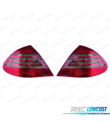 FEUX ARRIÈRE MERCEDES CLASSE E W211 02-06 LED ROUGE GRIS