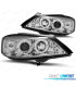 PHARES OPEL ASTRA G 97-04 ANGEL EYES FOND CHROMÉ