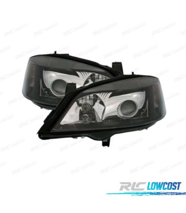 PHARES OPEL ASTRA G 97-04 LOUPE FOND NOIR