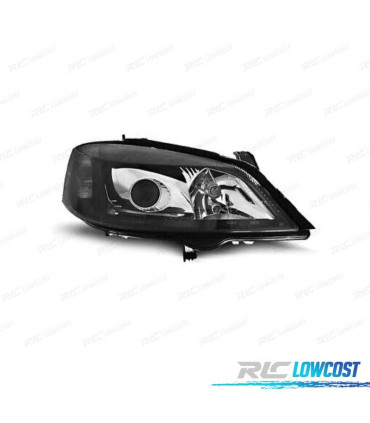 PHARES OPEL ASTRA G 97-04 LOUPE FOND NOIR