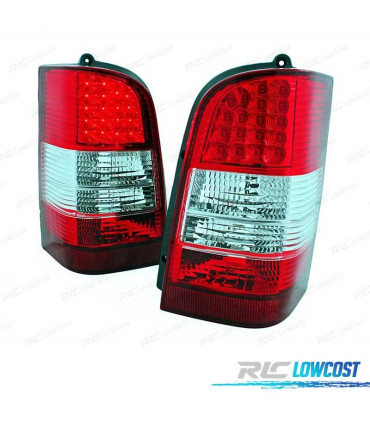 FEUX ARRIÈRE MERCEDES VITO W638 95-03 LED ROUGE CHROME