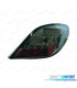 FEUX ARRIÈRE PEUGEOT 207 06-12 LED FOND CHROMÉ FUMÉ