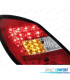 FEUX ARRIÈRE OPEL CORSA D 06-14 LED ROUGE CHROMÉ