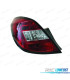 FEUX ARRIÈRE OPEL CORSA D 06-14 LED ROUGE CHROMÉ