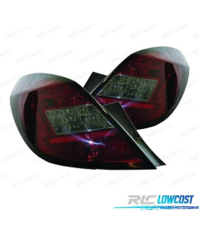 FEUX ARRIÈRE OPEL CORSA D 5P 06-14 LED ROUGE FUMÉ