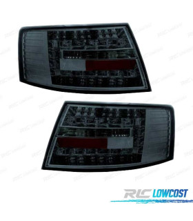 FEUX ARRIÈRE AUDI A6 4F 04-08 LED FOND CHROMÉ FUMÉ