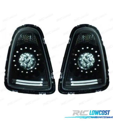 FEUX ARRIÈRE MINI COOPER 06-10 LED FOND NOIR
