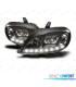 PHARES CITROEN SAXO 99-04 FEUX DIURNES FOND NOIR