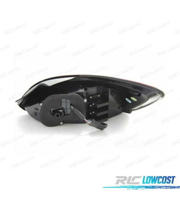 FEUX ARRIÈRE VOLKSWAGEN VW SCIROCCO 08-14 LED FOND CHROMÉ FUMÉ