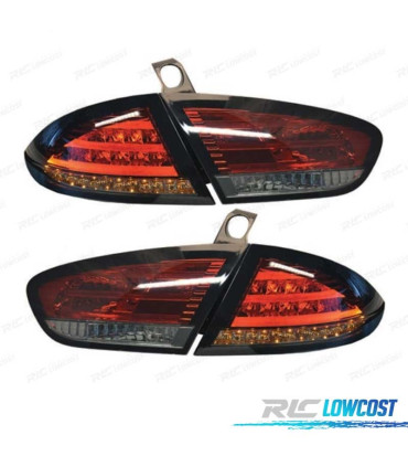 FEUX ARRIÈRE SEAT LEON 09-12 LED TYPE CELIS ROUGE FUMÉ