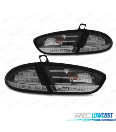 FEUX ARRIÈRE SEAT LEON 09-12 LED TYPE CELIS FOND NOIR