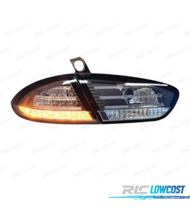 FEUX ARRIÈRE SEAT LEON 09-12 LED FOND NOIR
