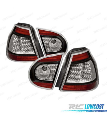 FEUX ARRIÈRE VOLKSWAGEN VW GOLF 5 03-08 LED FOND CHROMÉ