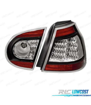 FEUX ARRIÈRE VOLKSWAGEN VW GOLF 5 03-08 LED FOND CHROMÉ
