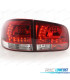 FEUX ARRIÈRE VOLKSWAGEN VW TOUAREG 02-10 LED ROUGE CHROME